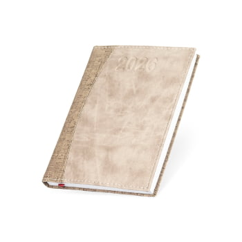 Agenda Personalizada 2026 Couro Sintético Plano Diário X12296 Brinde Personalizado