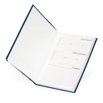 Agenda Personalizada 2026 Couro Sintético Plano Diário X12475 Bindes Personalizados
