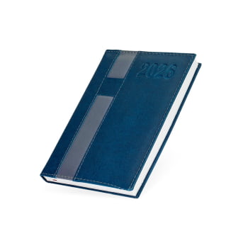 Agenda Personalizada 2026 Couro Sintético Plano Diário X12475 Bindes Personalizados