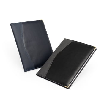 Agenda Personalizada 2026 Couro Sintético Plano Diário X15110 Bindes Personalizados