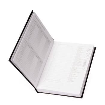 Agenda Personalizada 2026 Cromato Diária X14926 Brinde Personalizado
