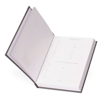 Agenda Personalizada 2026 Emborrachada Diária X14927 Brindes Personalizados