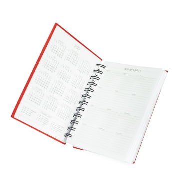 Agenda Personalizada 2026 Emborrachada Diária X14931 Brindes Personalizados