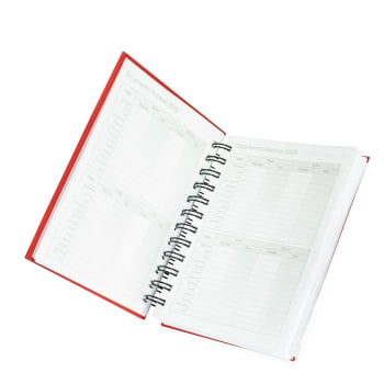 Agenda Personalizada 2026 Emborrachada Diária X14931 Brindes Personalizados