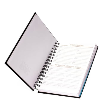 Agenda Personalizada 2026 Emborrachada Diária X14933 Brinde Personalizado