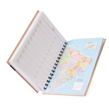Agenda Personalizada 2026 Kraft Diária X15111 Brindes Personalizados