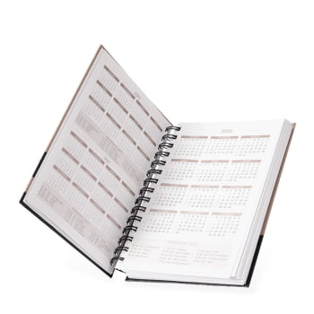 Agenda Personalizada 2026 Kraft Diária X15112 Brinde Personalizado
