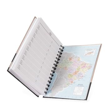 Agenda Personalizada 2026 Kraft Diária X15112 Brinde Personalizado