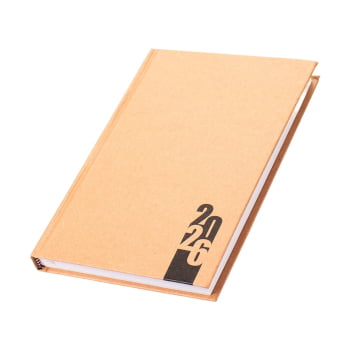 Agenda Personalizada 2026 Kraft Diária X15117G Brinde Personalizado
