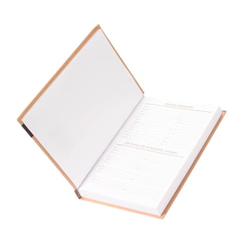 Agenda Personalizada 2026 Kraft Diária X15117G Brinde Personalizado