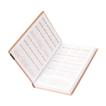 Agenda Personalizada 2026 Kraft Diária X15117G Brinde Personalizado