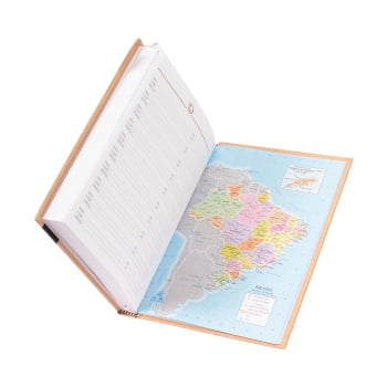 Agenda Personalizada 2026 Kraft Diária X15117G Brinde Personalizado