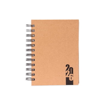 Agenda Personalizada 2026 Kraft Diária X15138 Brinde Personalizado
