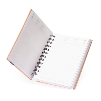 Agenda Personalizada 2026 Kraft Diária X15138 Brinde Personalizado