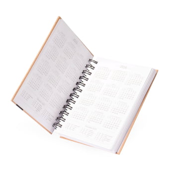 Agenda Personalizada 2026 Kraft Diária X15138 Brinde Personalizado