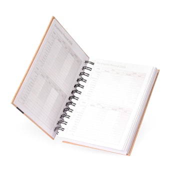 Agenda Personalizada 2026 Kraft Diária X15138 Brinde Personalizado