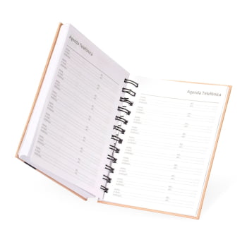Agenda Personalizada 2026 Kraft Diária X15138 Brinde Personalizado