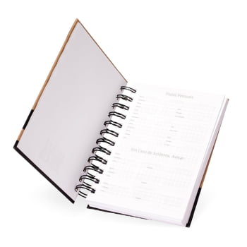 Agenda Personalizada 2026 Kraft Diária X15139 Brindes Personalizados