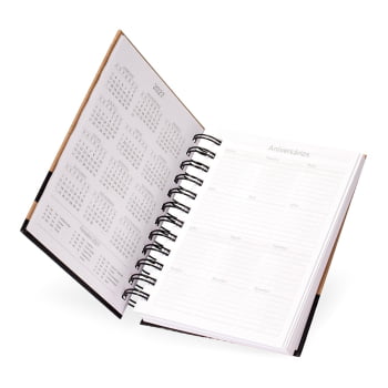 Agenda Personalizada 2026 Kraft Diária X15139 Brindes Personalizados