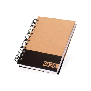 Agenda Personalizada 2026 Kraft Diária X15139 Brindes Personalizados