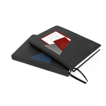 Agenda Personalizada 2026 Poliuretano Plano Diário SP66220 Brinde Personalizado