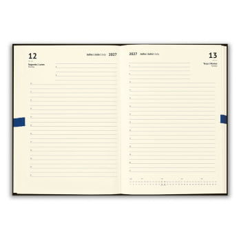 Agenda Personalizada 2027 A5 em Cortiça Plano Diário SP66095