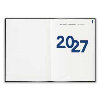 Agenda Personalizada 2027 A5 em PU Diária SP66122