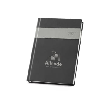 Agenda Personalizada 2027 A5 em PU Plano Diário SP66116