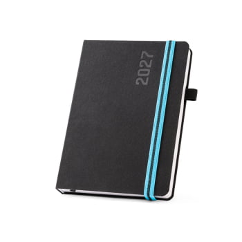 Agenda Personalizada 2027 A5 em Tecido Poliéster Diária SP66190