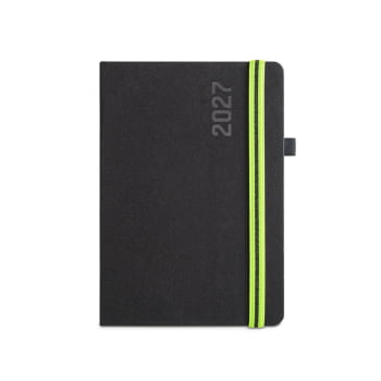 Agenda Personalizada 2027 A5 em Tecido Poliéster Diária SP66190