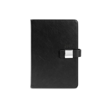 Agenda Personalizada 2027 A5 em PU Diária com Fecho Magnético SP66221