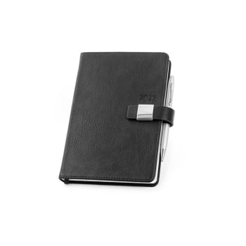 Agenda Personalizada 2027 A5 em PU Diária com Fecho Magnético SP66221