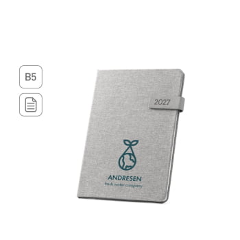 Agenda Personalizada 2027 B5 em 100% rPET Plano Semanal SP66202 Agenda Personalizada 2027 B5 em 100% rPET Plano Semanal SP66202