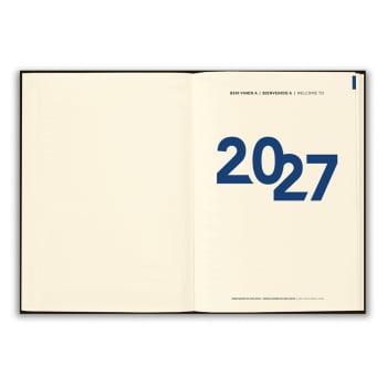 Agenda Personalizada 2027 B5 em Cortiça Plano Diário SP66199