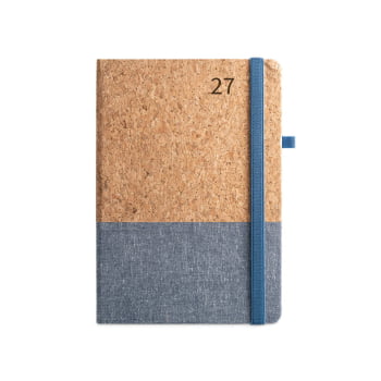 Agenda Personalizada 2027 B5 em Cortiça Plano Diário SP66199