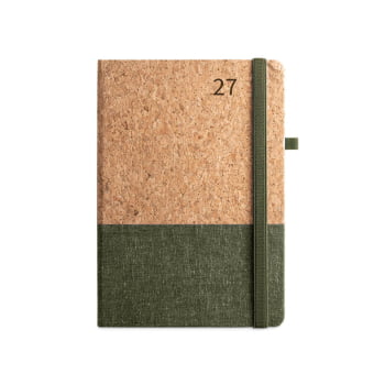 Agenda Personalizada 2027 B5 em Cortiça Plano Diário SP66199