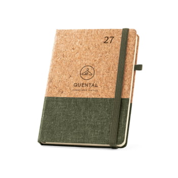 Agenda Personalizada 2027 B5 em Cortiça Plano Diário SP66199