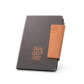 Agenda Personalizada 2027 B5 em Pele Reciclada Semanal SP66217