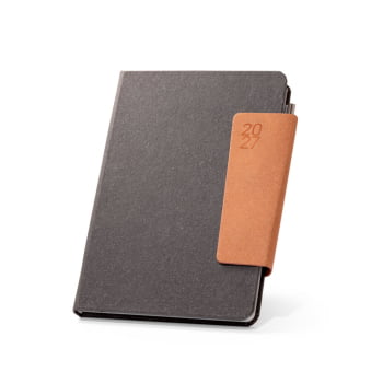 Agenda Personalizada 2027 B5 em Pele Reciclada Semanal SP66217