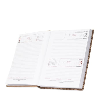 Agenda Personalizada 2027 Couro Sintético Diária X12289