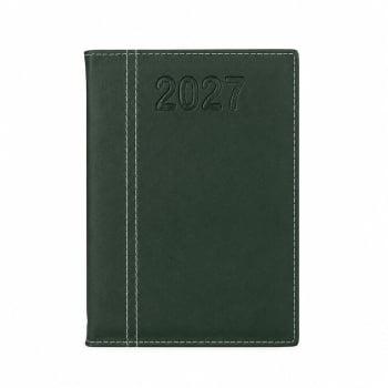 Agenda Personalizada 2027 Couro Sintético Diária com fita X13287