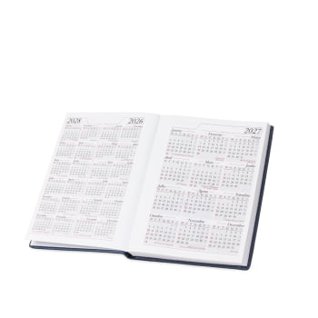 Agenda Personalizada 2027 Couro Sintético Plano Diário X12295