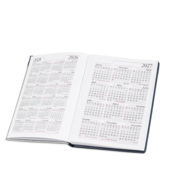 Agenda Personalizada 2027 Couro Sintético Plano Diário X12362