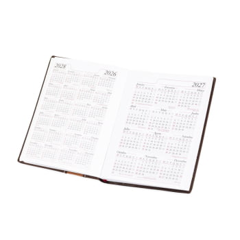 Agenda Personalizada 2027 Couro Sintético Plano Diário X12475
