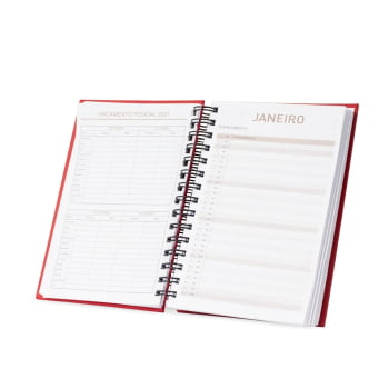Agenda 2027 Personalizada Cromato Diária X14932