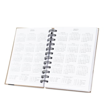 Agenda Personalizada 2027 Kraft Diária X15139