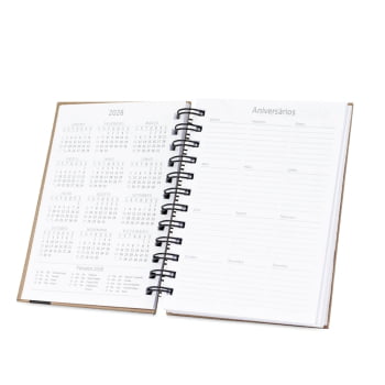 Agenda Personalizada 2027 Kraft Diária X15139