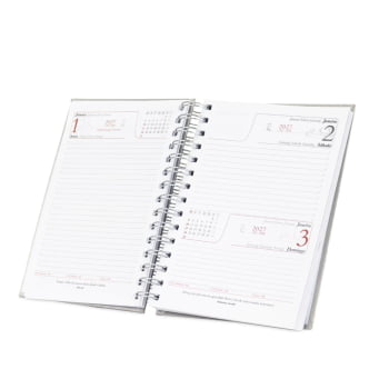 Agenda Personalizada 2027 Percalux Plano Diário X14026 Brinde Personalizado