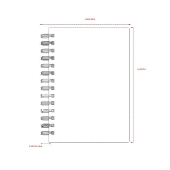 Agenda Personalizada 2027 Percalux Plano Diário X14026 Brinde Personalizado