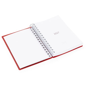 Agenda Personalizada 2027 Plástico Diária Espiral X07645